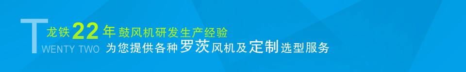 龍鐵22年鼓風(fēng)機(jī)研發(fā)生產(chǎn)經(jīng)驗(yàn)